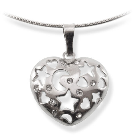 Heart Pendant with Stars