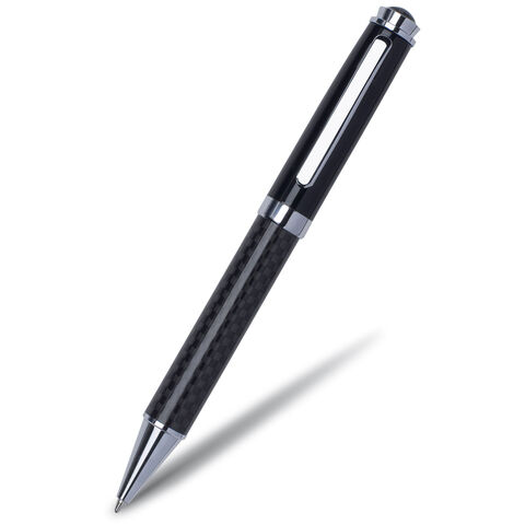 Ball-point pen in carbon look