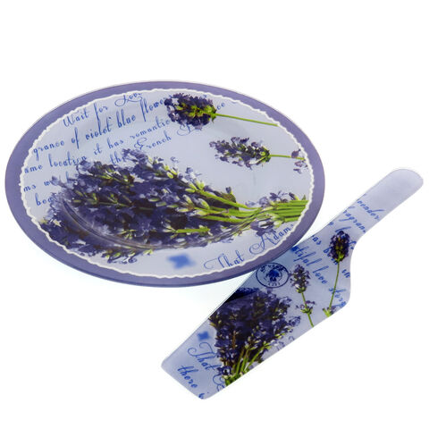 Lavander Cake Plate