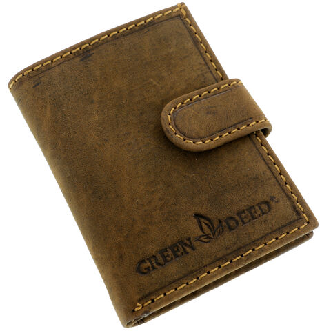 Green Deed leather card wallet