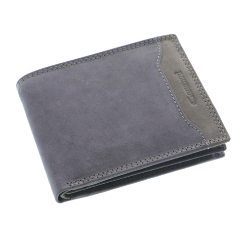 Portofel Albastru din Piele Naturală Giultieri 10×12 cm, Personalizabil, Cutie Cadou