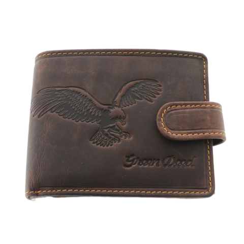 Men's Leather wallet with eagle