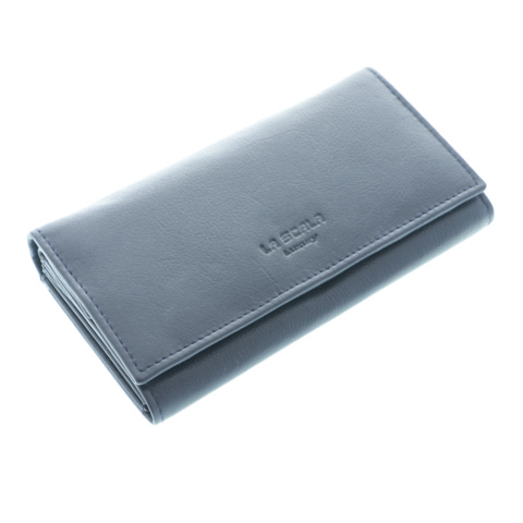Dark Blue Women’s Wallet La Scala Luxury – Genuine Leather