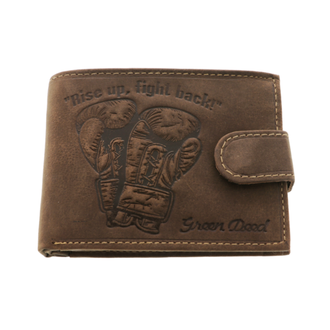 Portofel Manusi Box Piele naturala maro