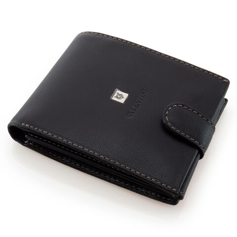 Black Mamba Bitten Pig Skin Wallet