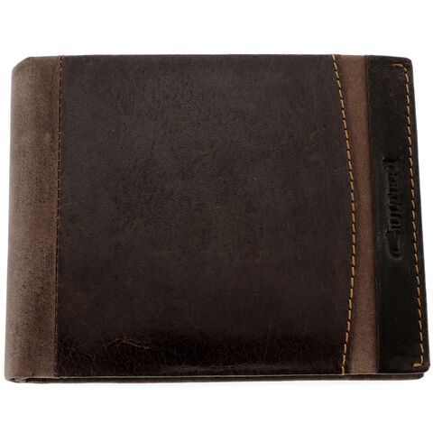 2 Colored Brown Leather Wallet