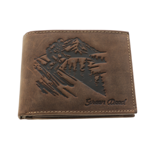 Portofel Schior piele naturală maro