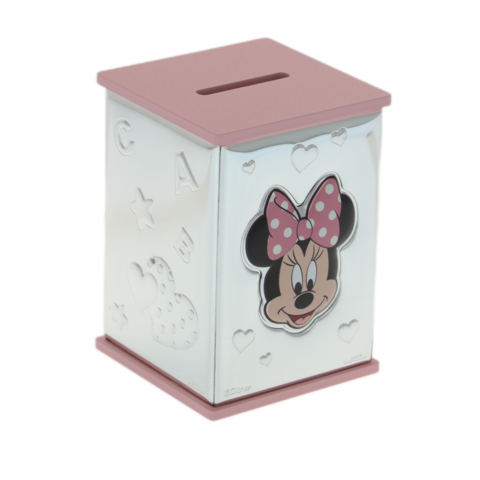 Minnie Mouse silver piggy bank 11cm