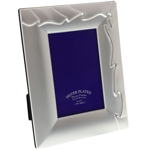 Silver Photo Frame 10x15cm Loops