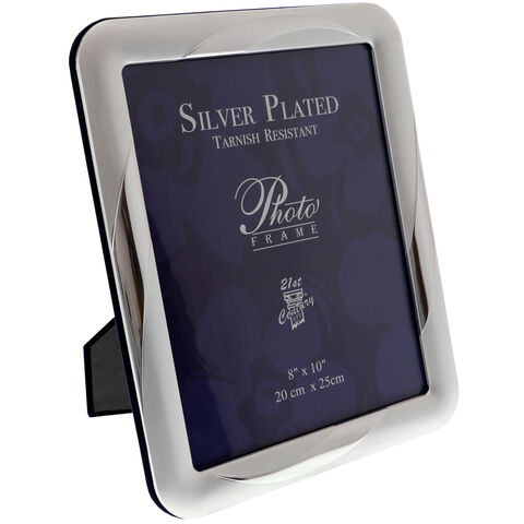 Silver Photo Frame 20x25cm Rounded