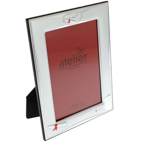 Graduation silver photo frame 19cm