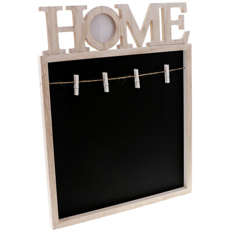 Photo Frame the Home inscription with Clamps