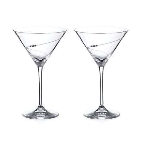 2 Poharas Martini Cristal Silhouette Készlet