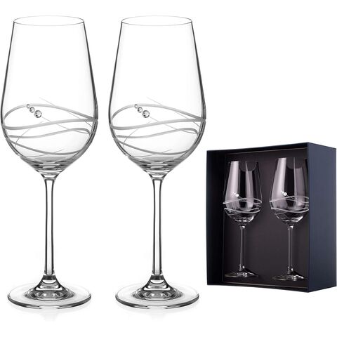 Set of 2 Red Wine Glasses Venezia