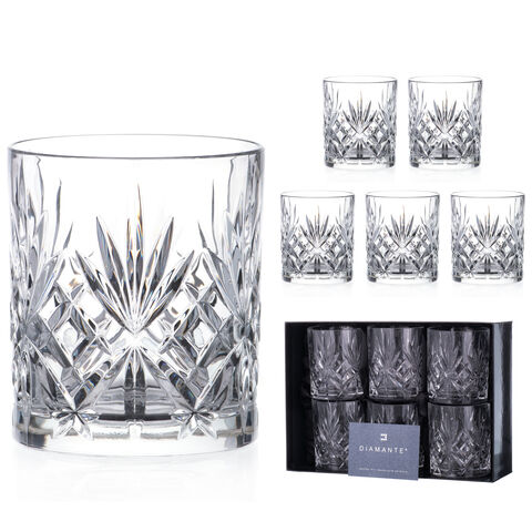 Set of 6 Chatsworth Deluxe Crystal High Glasses 