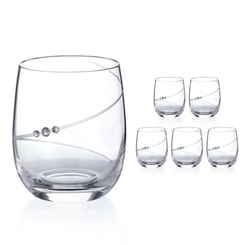 Set of 6 Whisky Glasses Cristal Silhouette City