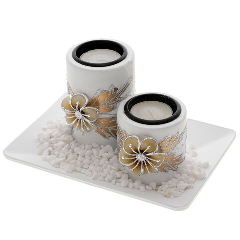 Set Aromaterapie 2 Lumanari Floare