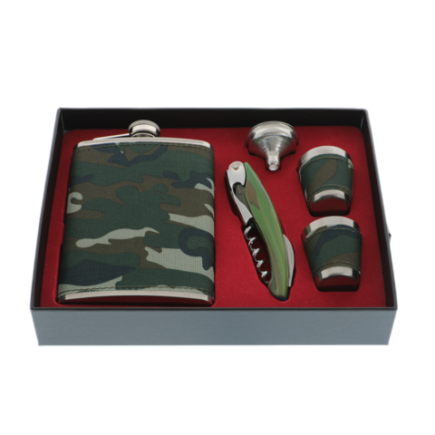 Set cadou barbati Army Green 5 piese