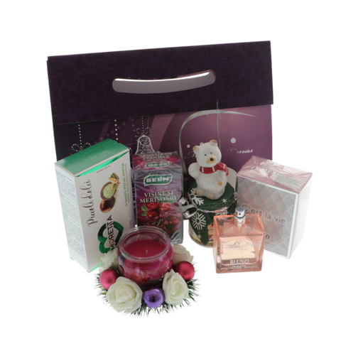 Set cadou Craciun femei C'est la vie