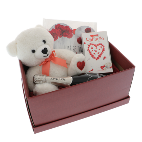 Rose Mary with teddy bear gift set