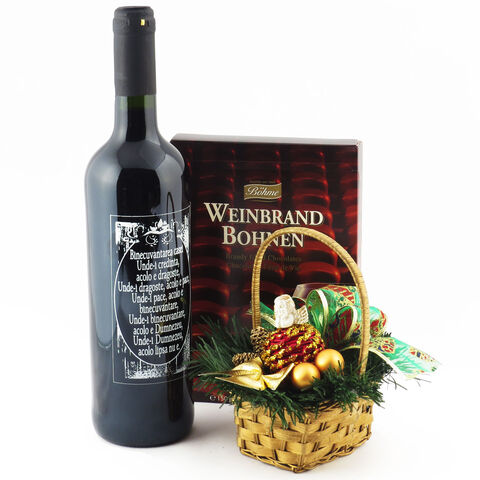 Christmas Basket Gift Set