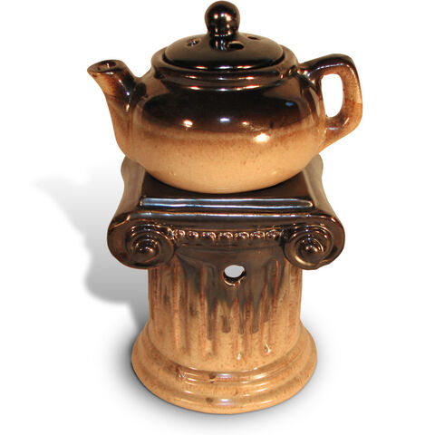 Aromatherapy holder teapot with column