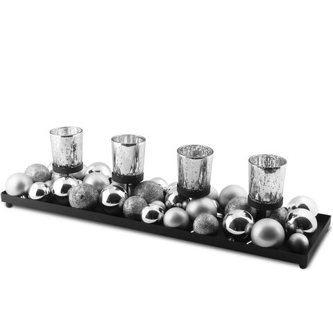 Candle Holder with Globes