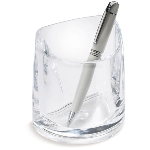 Desk transparent pen holder