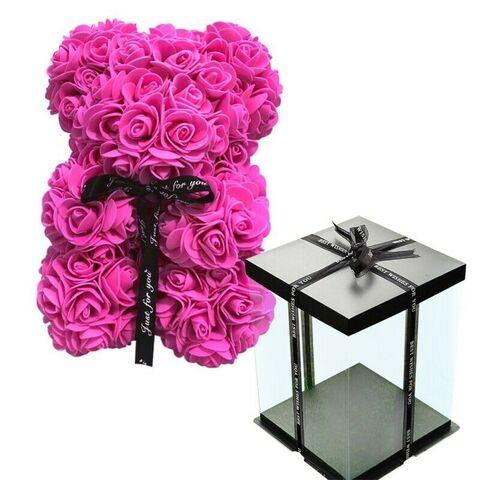 Pink Roses Teddy Bear