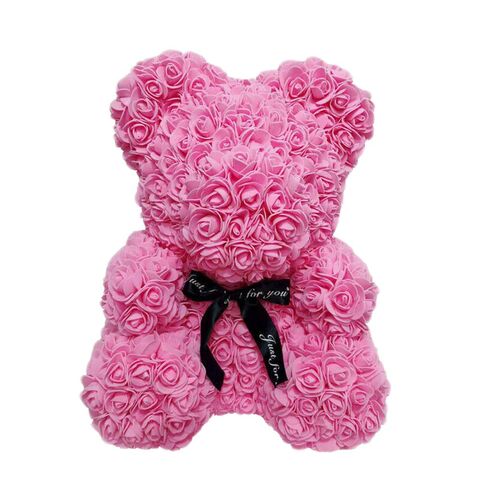 Pink Roses Teddy Bear 40 cm