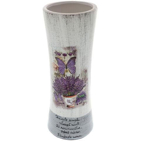 Vase with lavender: smile always