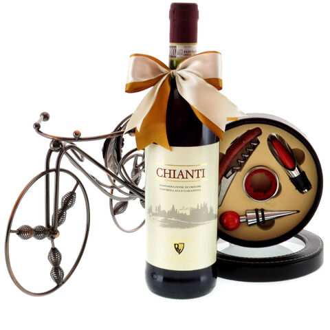 Wine Gift in Bicycle