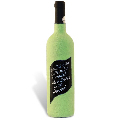 Wine with Message Green