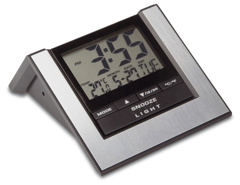 Solar alarm clock