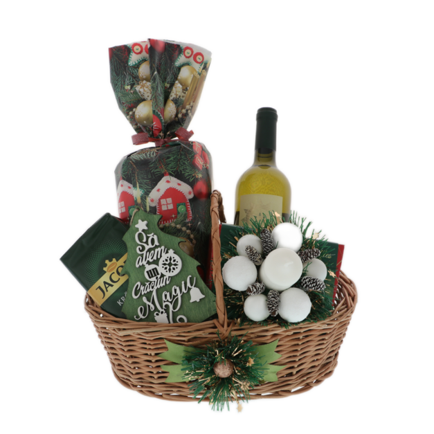 Christmas Magic Pinot Grigio gift basket