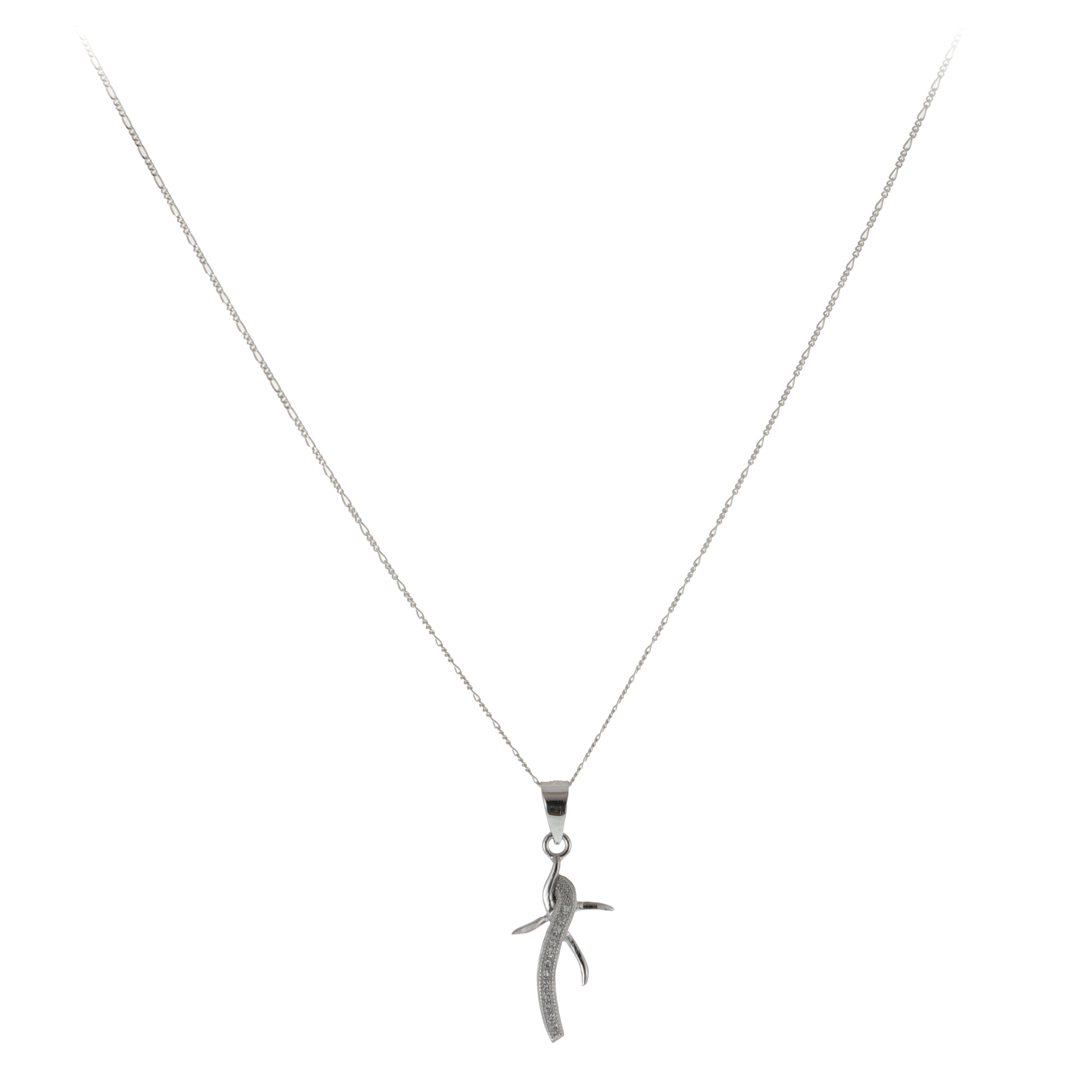 A shop silver pendant