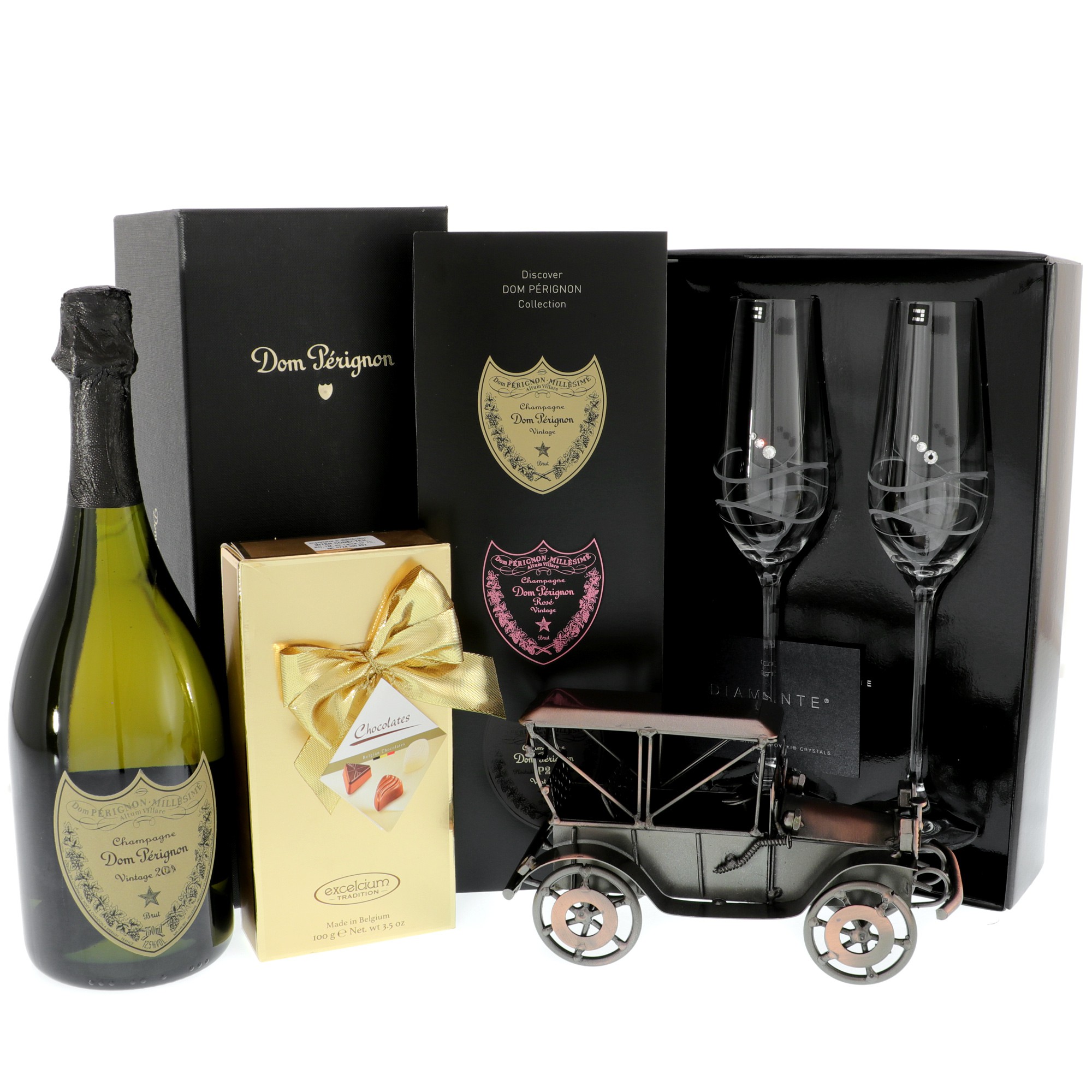 Dom Perignon Champagne & Belgian Chocolates Gift Box - Next Day